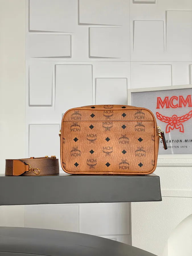 MCM Aren Visetos Mini Crossbody