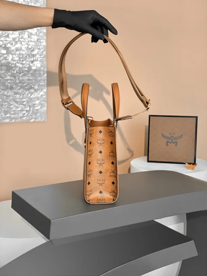 MCM Klassik Visetos Mini Tote