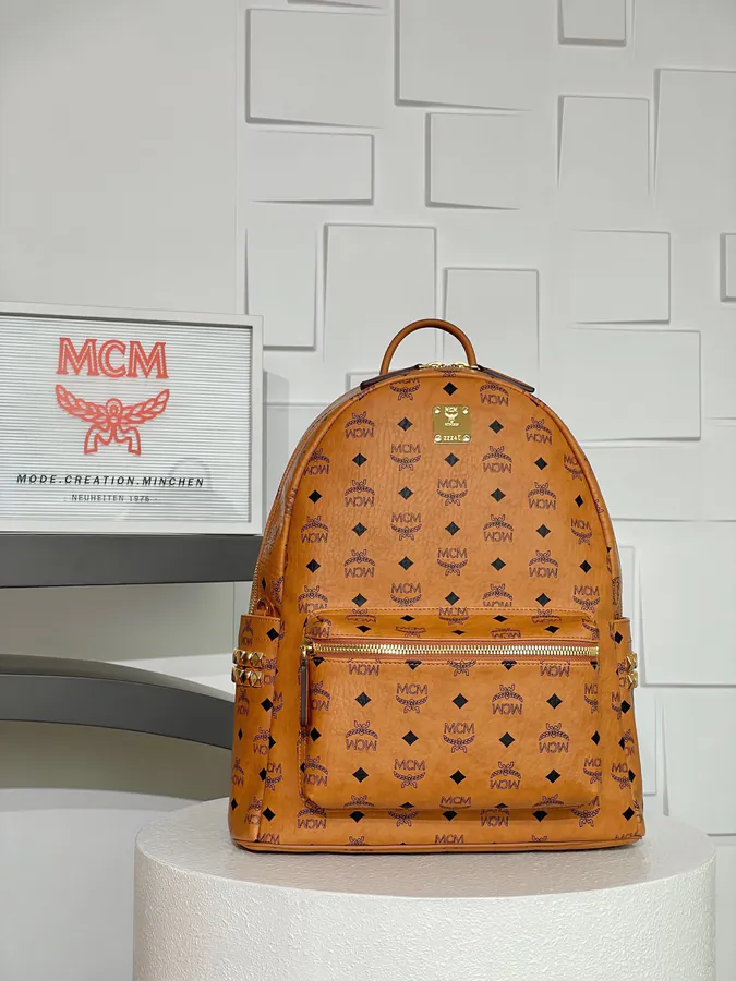 MCM Star Visitos Medium Backpack