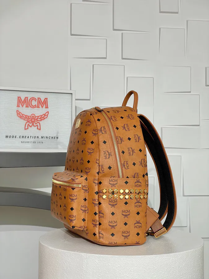 MCM Star Visitos Medium Backpack