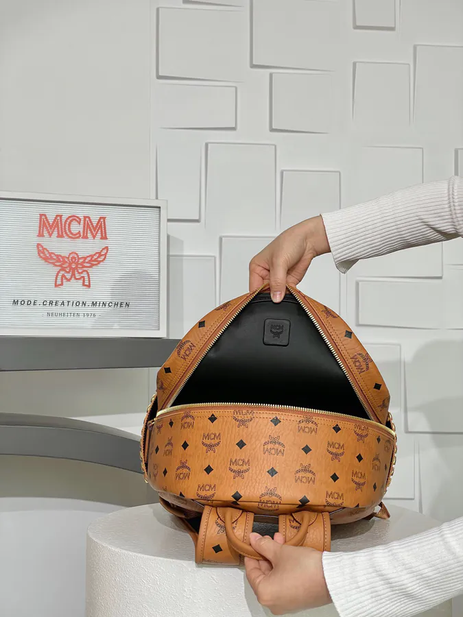 MCM Star Visitos Medium Backpack