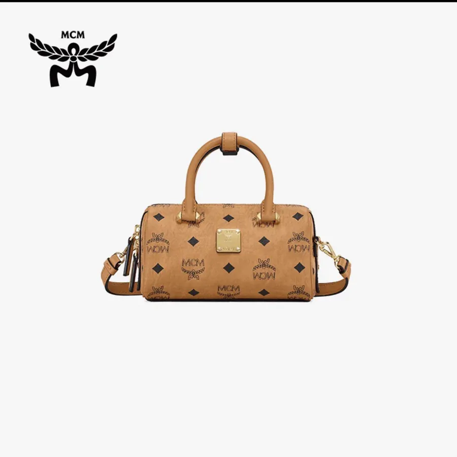 MCM Aren Essential Mini Boston Bag