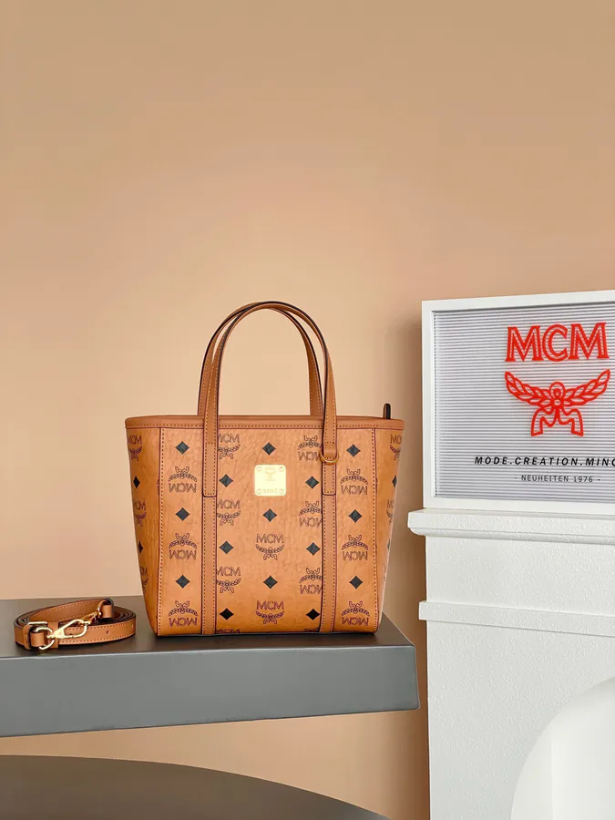 MCM Arent Visetos Mini Classic Cognac
