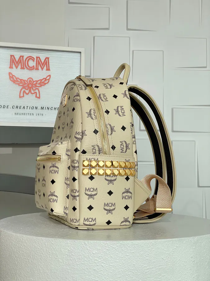 Mini MCM Starke Visitos Vintage Style Backpack