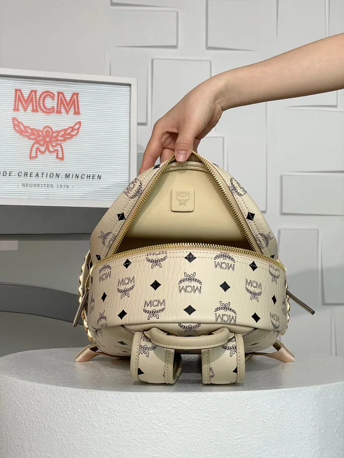 Mini MCM Starke Visitos Vintage Style Backpack