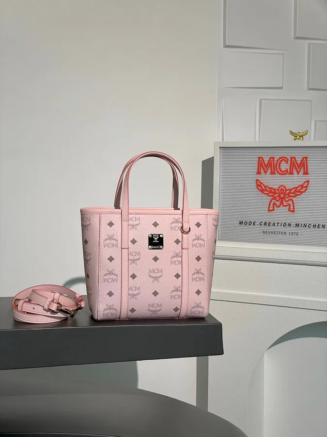 MCM Arent Visetos Mini Shopping Bag