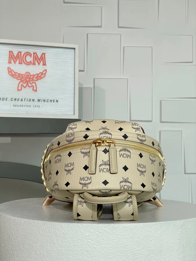Mini MCM Starke Visitos Vintage Style Backpack