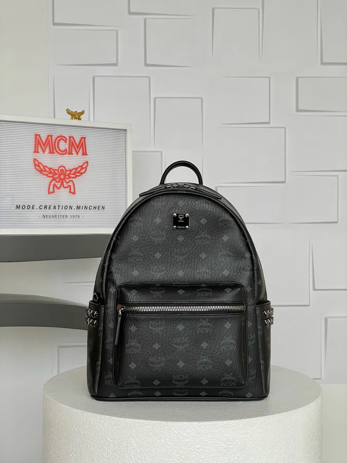 MCM Star Visetos New Double Shoulder Bag