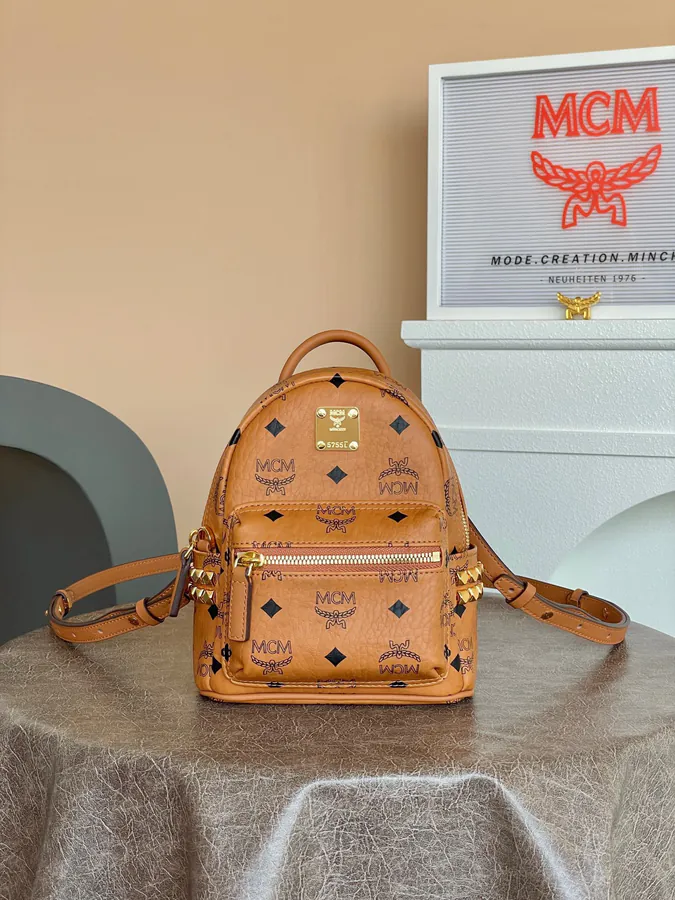 X Mini Sticker Backpack by MCM