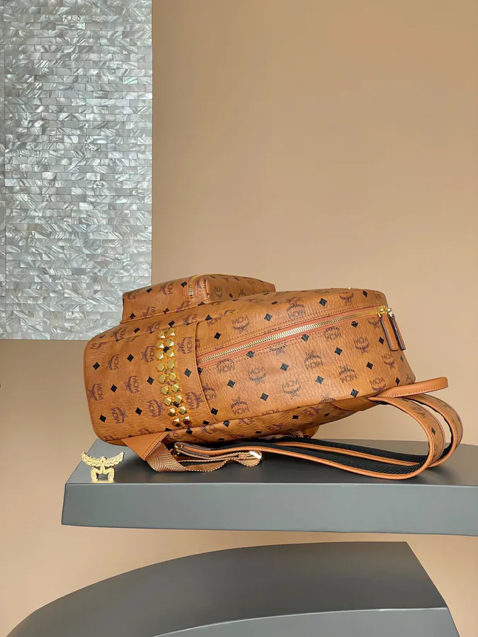 MCM Starke Visetos Medium Shoulder Bag