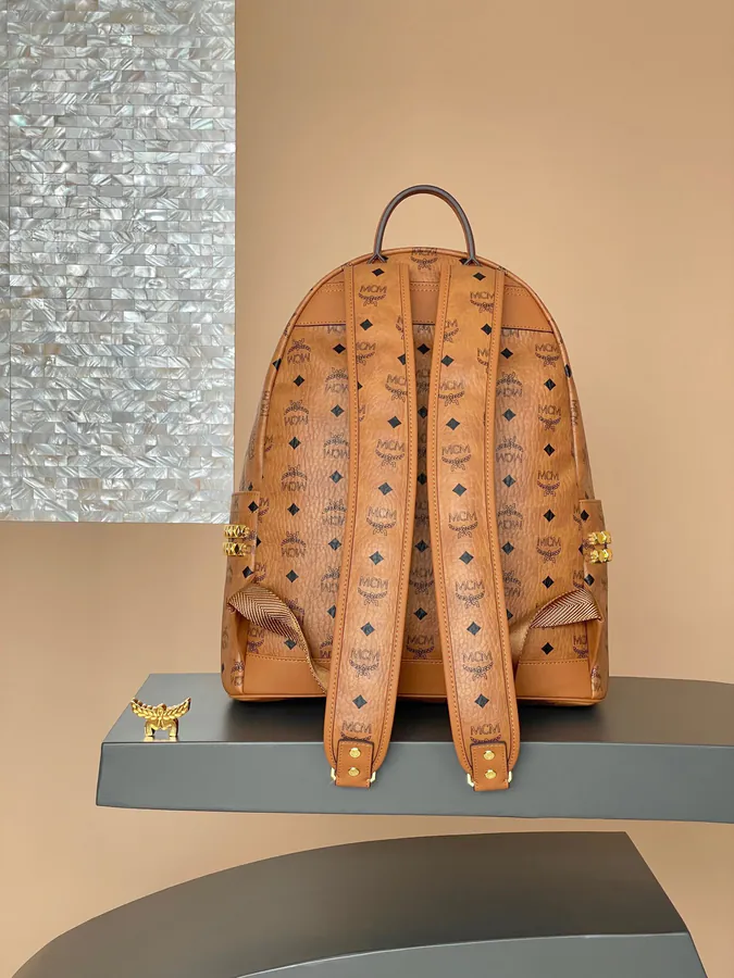 MCM Starke Visetos Medium Shoulder Bag