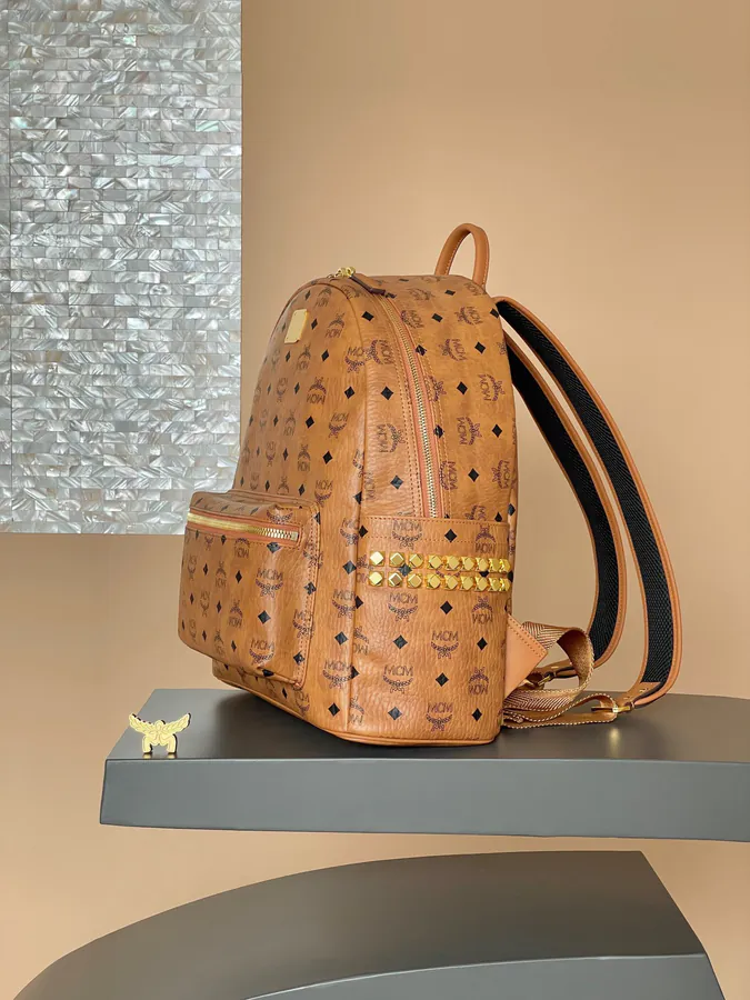 MCM Starke Visetos Medium Shoulder Bag