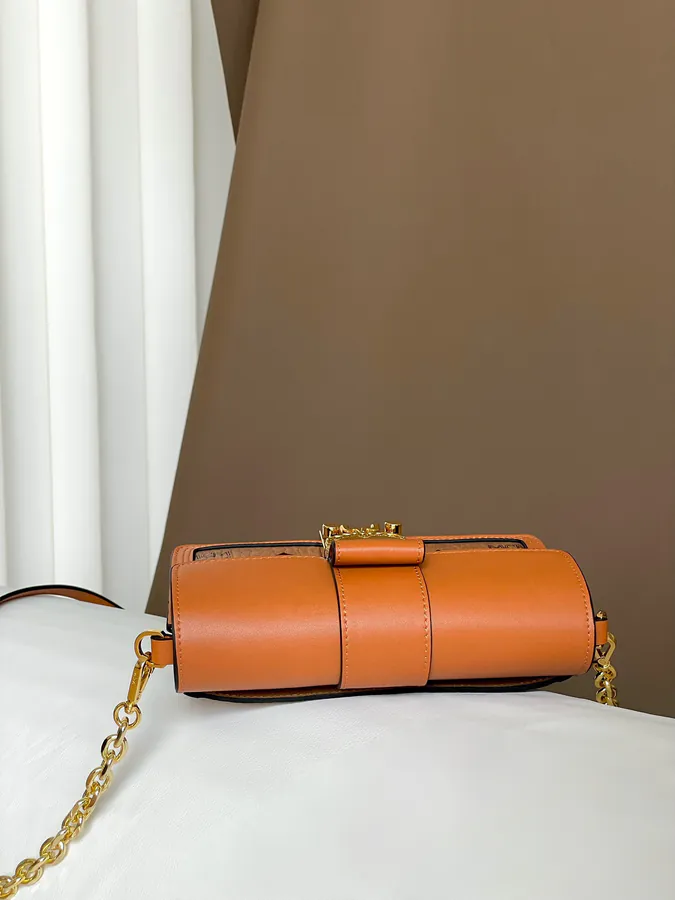 MCM Tracy Visetos Chain Crossbody Bag