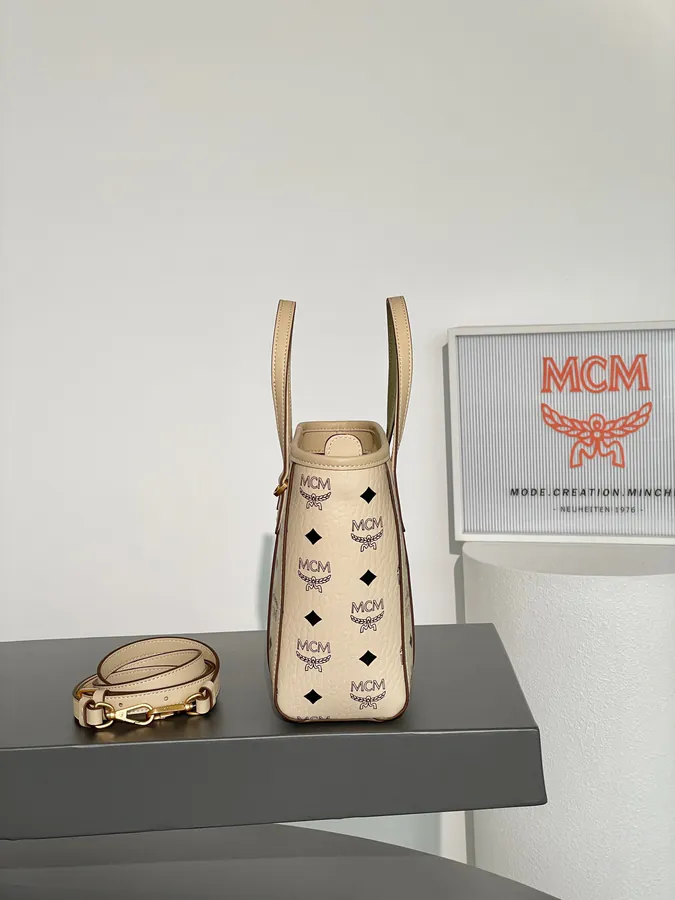 MCM Aren Mini Bucket Bag