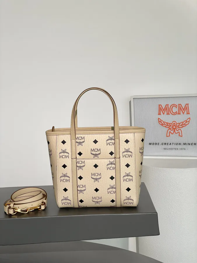 MCM Aren Mini Bucket Bag