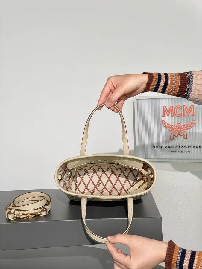 MCM Aren Mini Bucket Bag