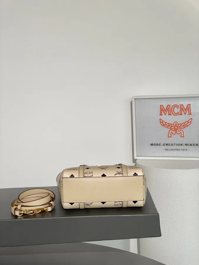 MCM Aren Mini Bucket Bag