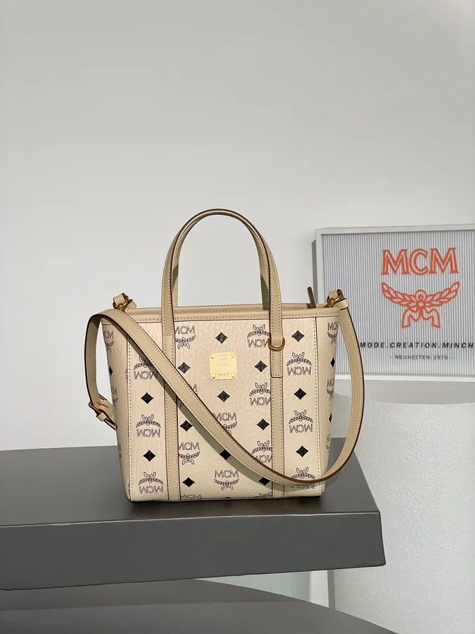 MCM Aren Mini Bucket Bag