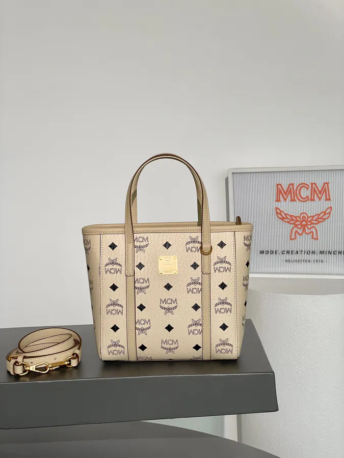 MCM Aren Mini Bucket Bag