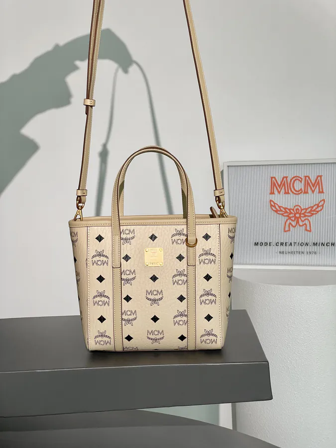 MCM Aren Mini Bucket Bag