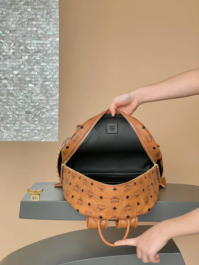 MCM Starke Visitor's Medium Crossbody Backpack