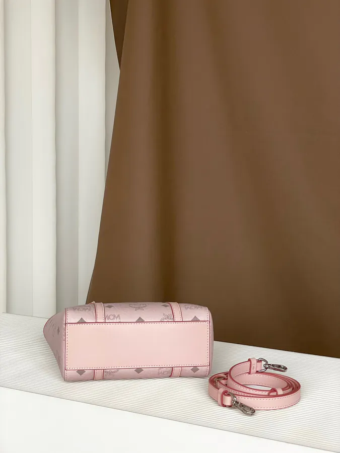 MCM Aren Visetos Mini Tote Bag
