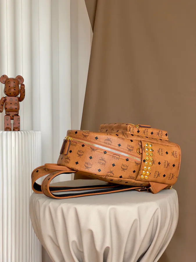 MCM Starke Visetos Small/Medium Shoulder Bag