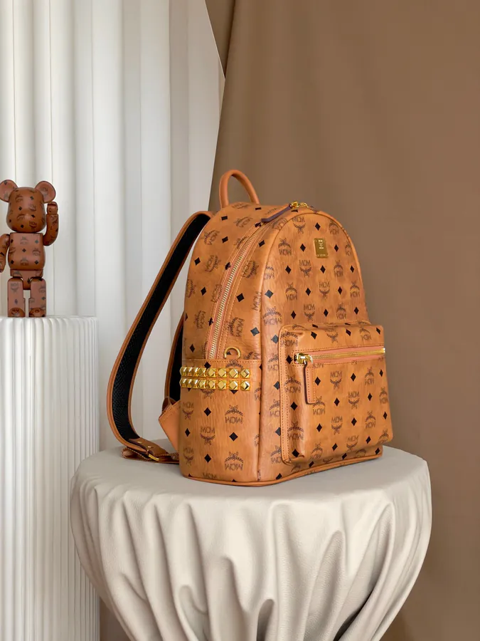 MCM Starke Visetos Small/Medium Shoulder Bag