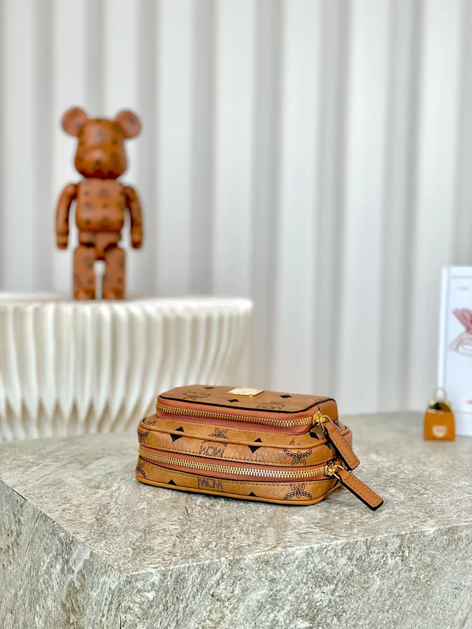 X Mini Shoulder Strap Camera Crossbody Bag by MCM