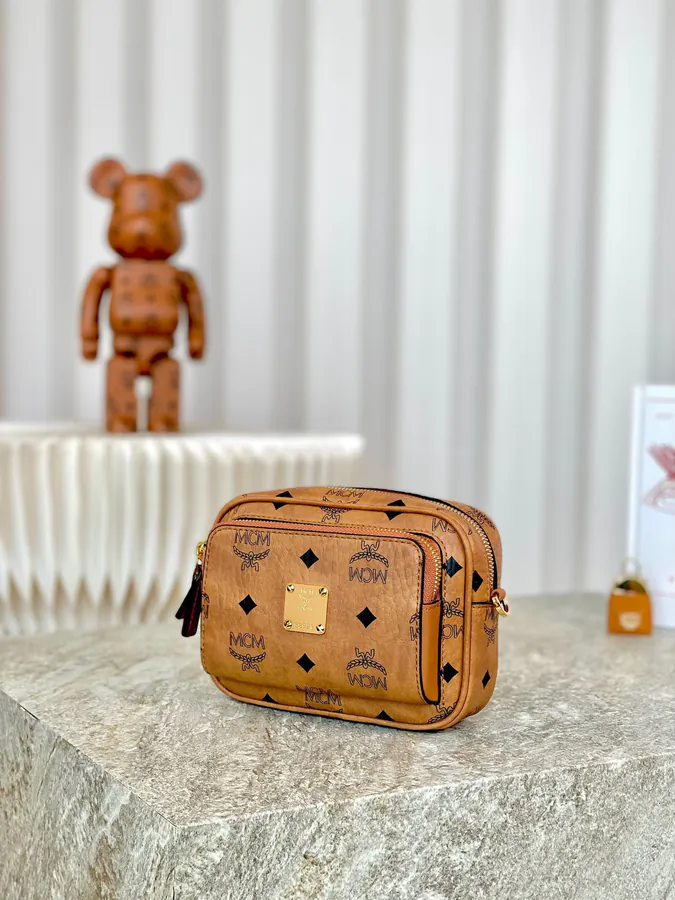 X Mini Shoulder Strap Camera Crossbody Bag by MCM