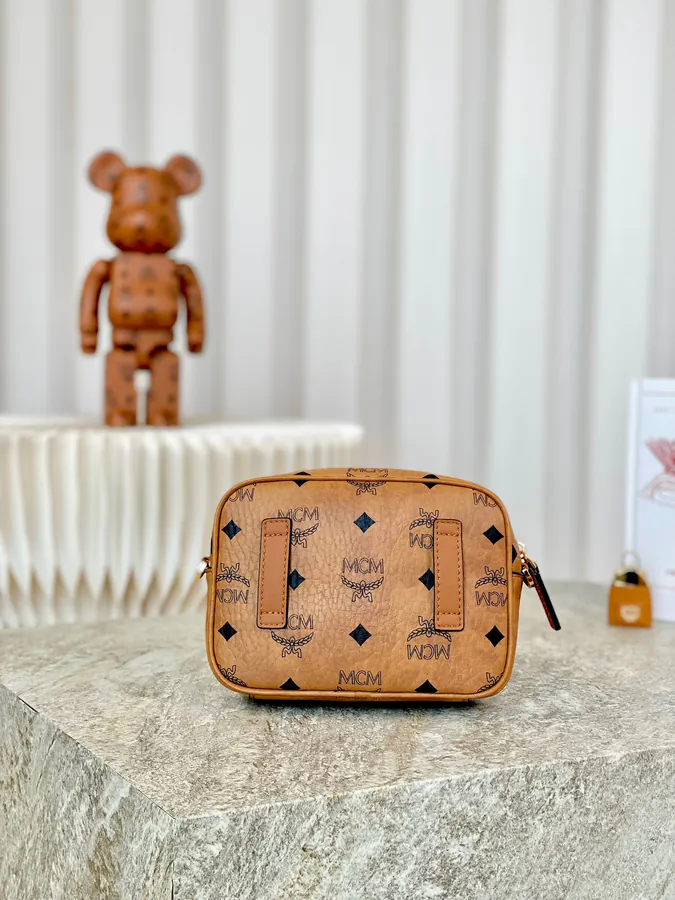 X Mini Shoulder Strap Camera Crossbody Bag by MCM