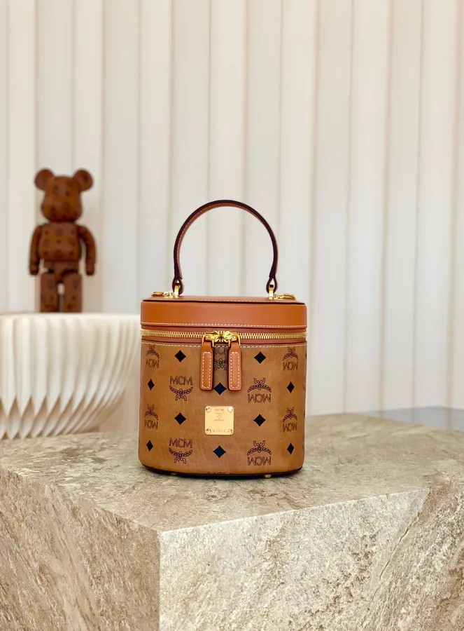 MCM Aren Visetos Bucket Bag Classic Design