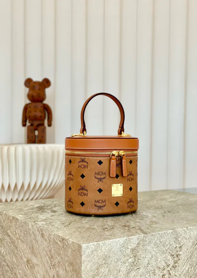 MCM Aren Visetos Bucket Bag Classic Design