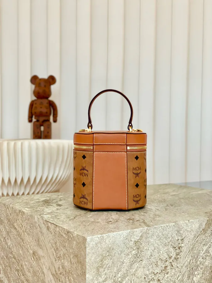 MCM Aren Visetos Bucket Bag Classic Design