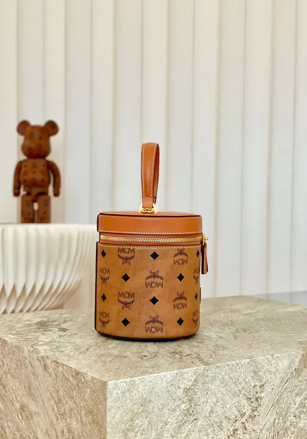 MCM Aren Visetos Bucket Bag Classic Design