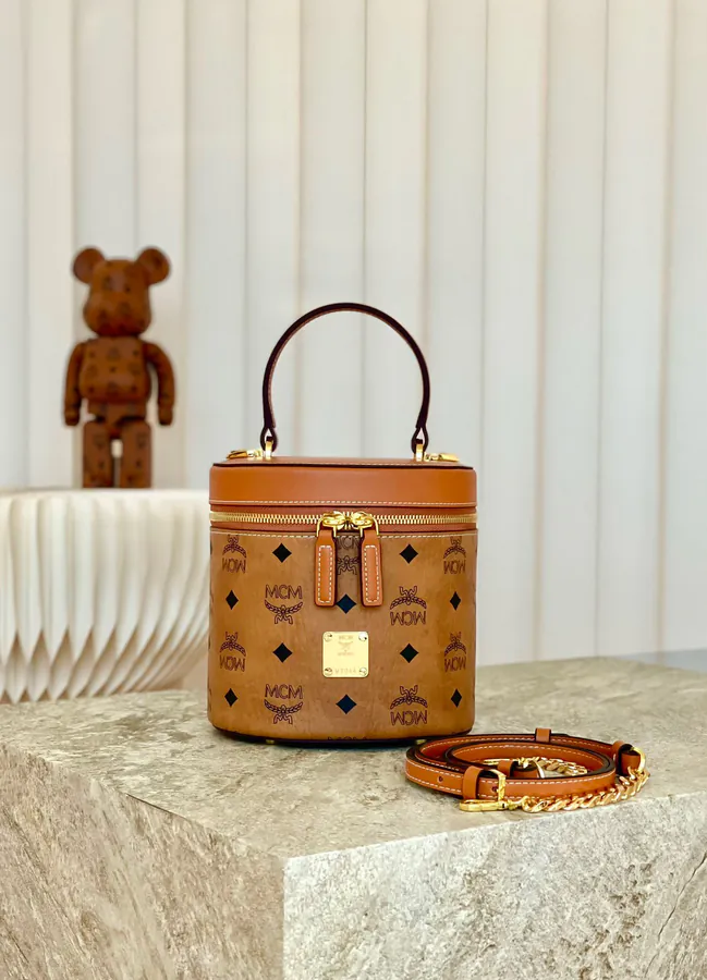 MCM Aren Visetos Bucket Bag Classic Design