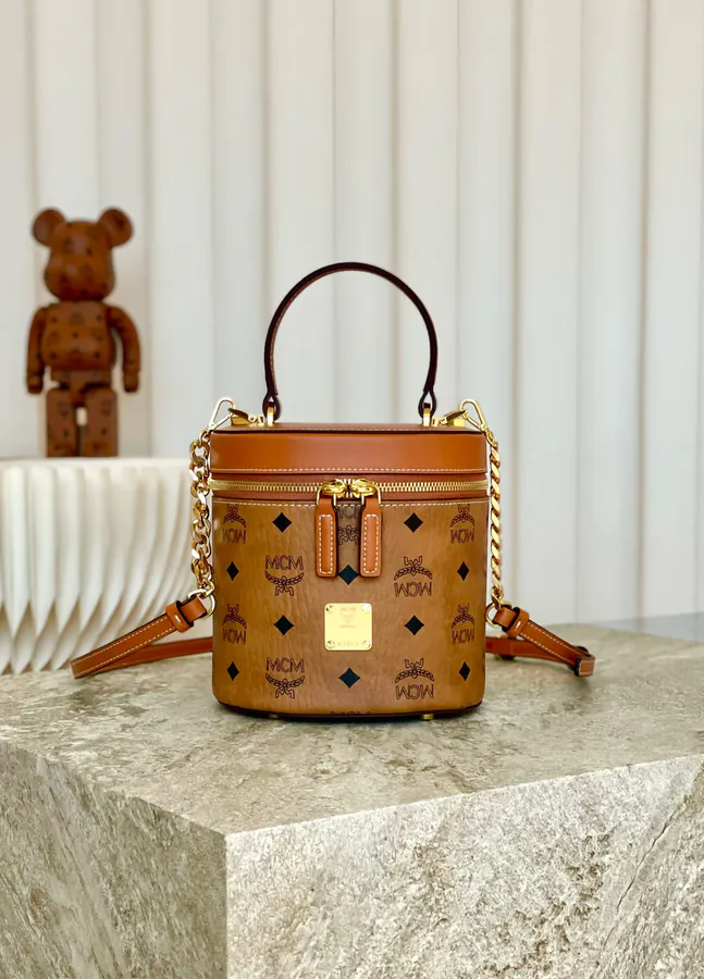 MCM Aren Visetos Bucket Bag Classic Design
