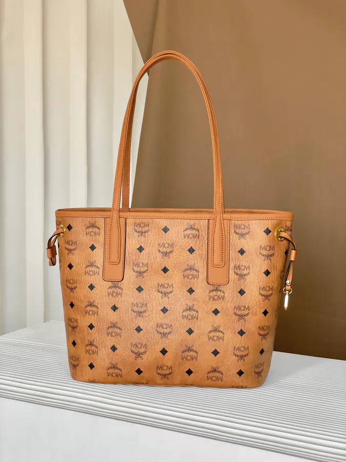 MCM Liz Visetos Small Double Use Bag