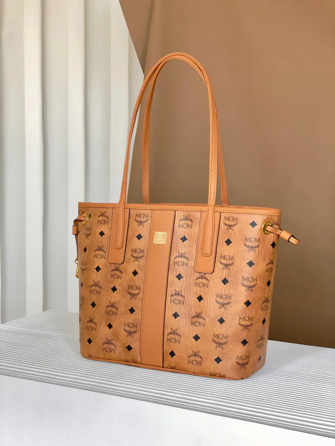 MCM Liz Visetos Small Double Use Bag