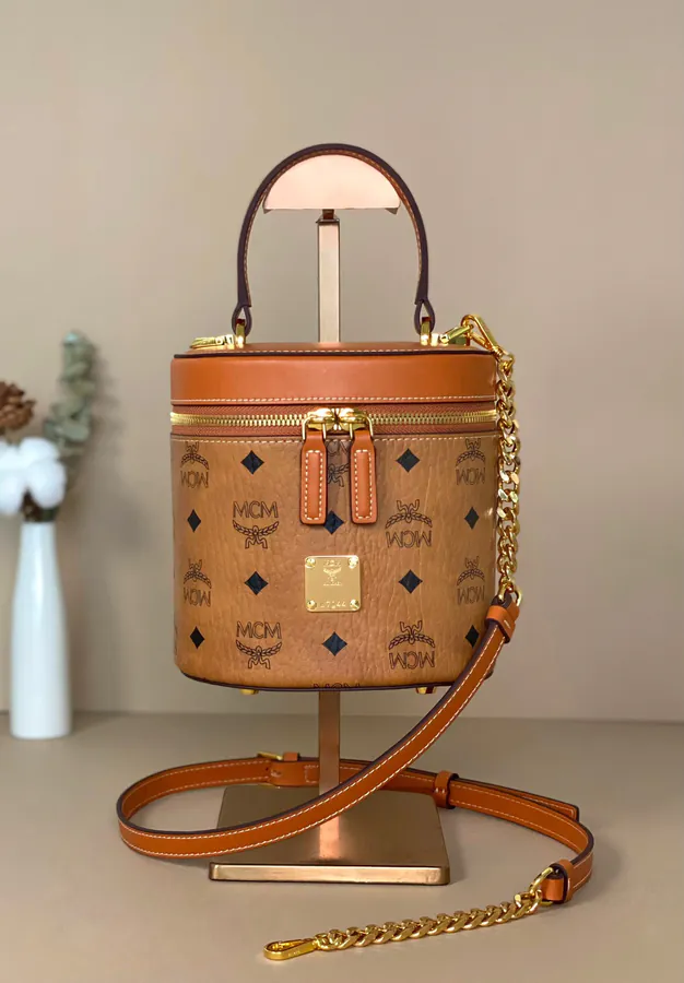 P400 Mini Crossbody Bag with Visetos Print and Nappa Leather Handle