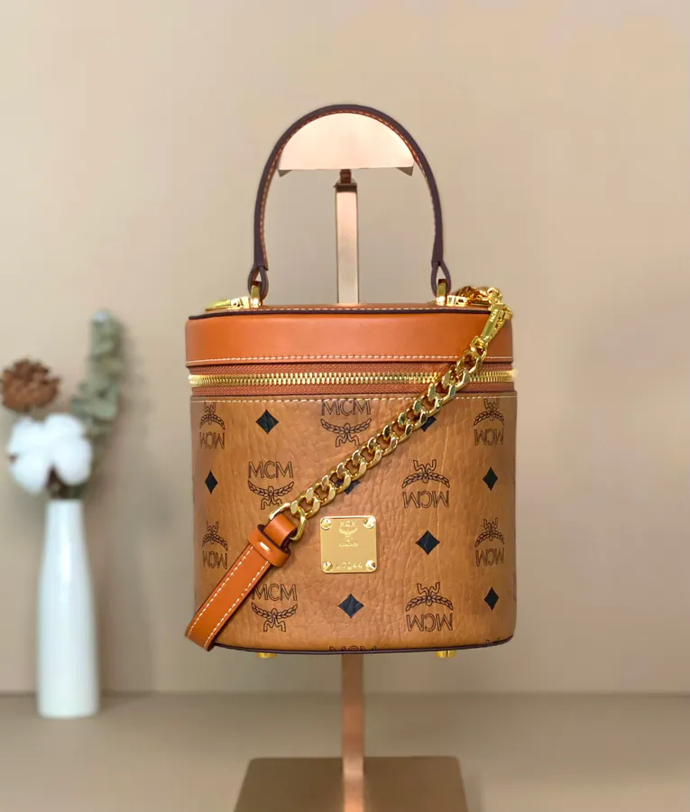 P400 Mini Crossbody Bag with Visetos Print and Nappa Leather Handle