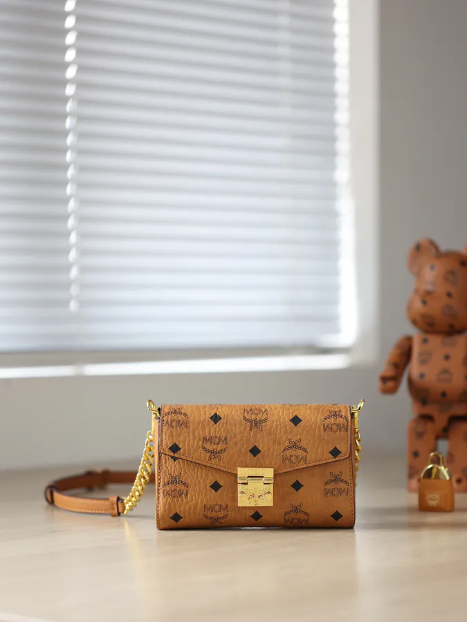 Mini P360 Bucket Bag with Chain Strap MCM Classic Upgrade