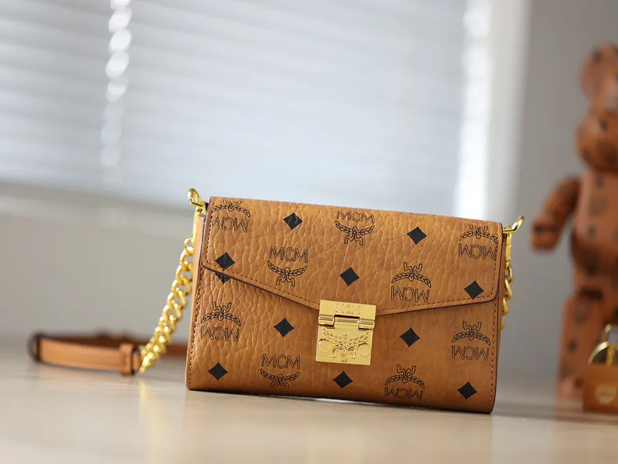 Mini P360 Bucket Bag with Chain Strap MCM Classic Design