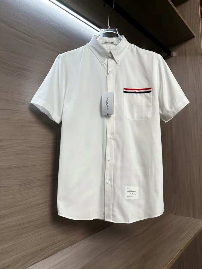 TB 25SS Summer Pocket Casual Cotton Shirt, S XXL
