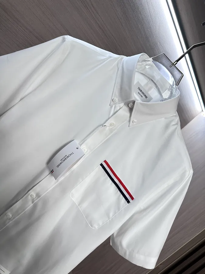 TB 25SS Summer Pocket Casual Cotton Shirt, S XXL