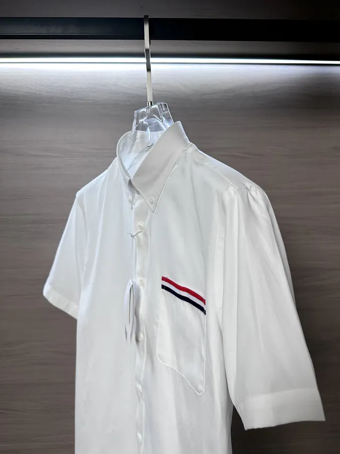 TB 25SS Summer Pocket Casual Cotton Shirt, S XXL