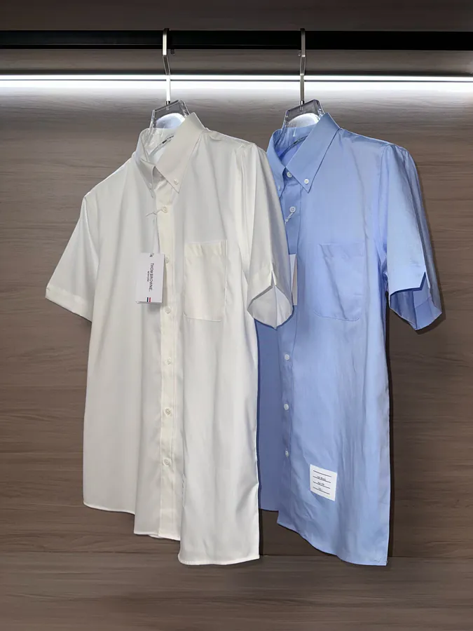 TB 25SS Summer Pocket Casual Cotton T Shirt, Classic Icon