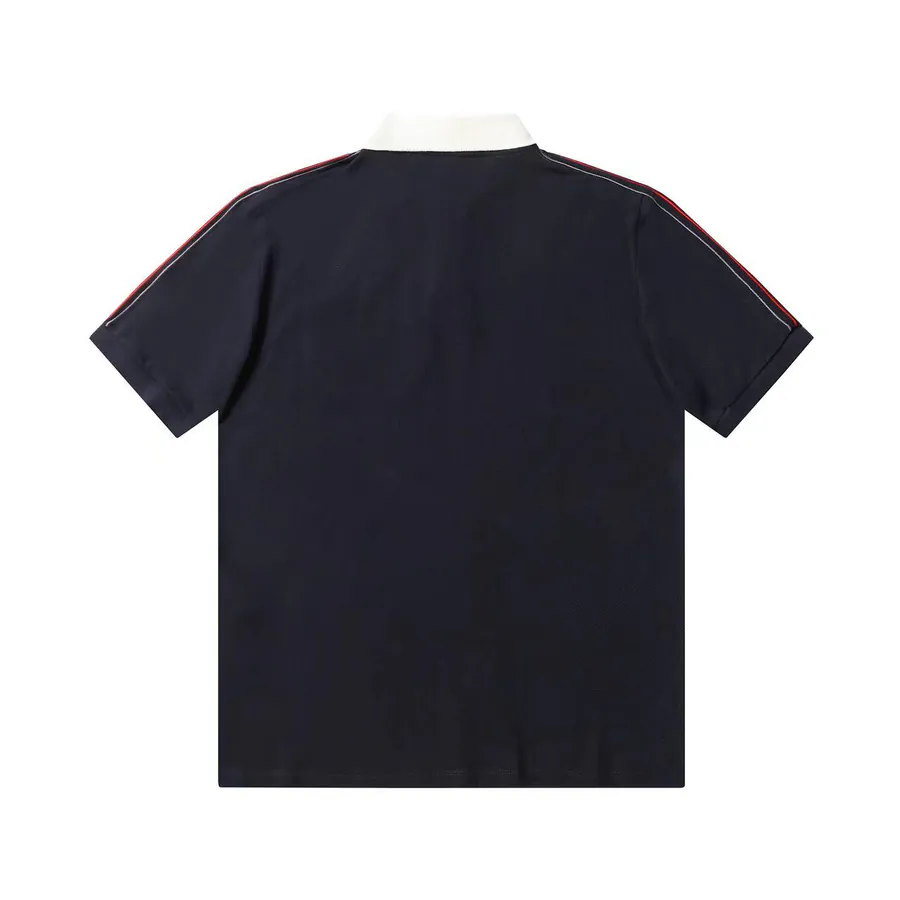 Gucc* 2025 New Green and Red Embroidered Polo Shirt