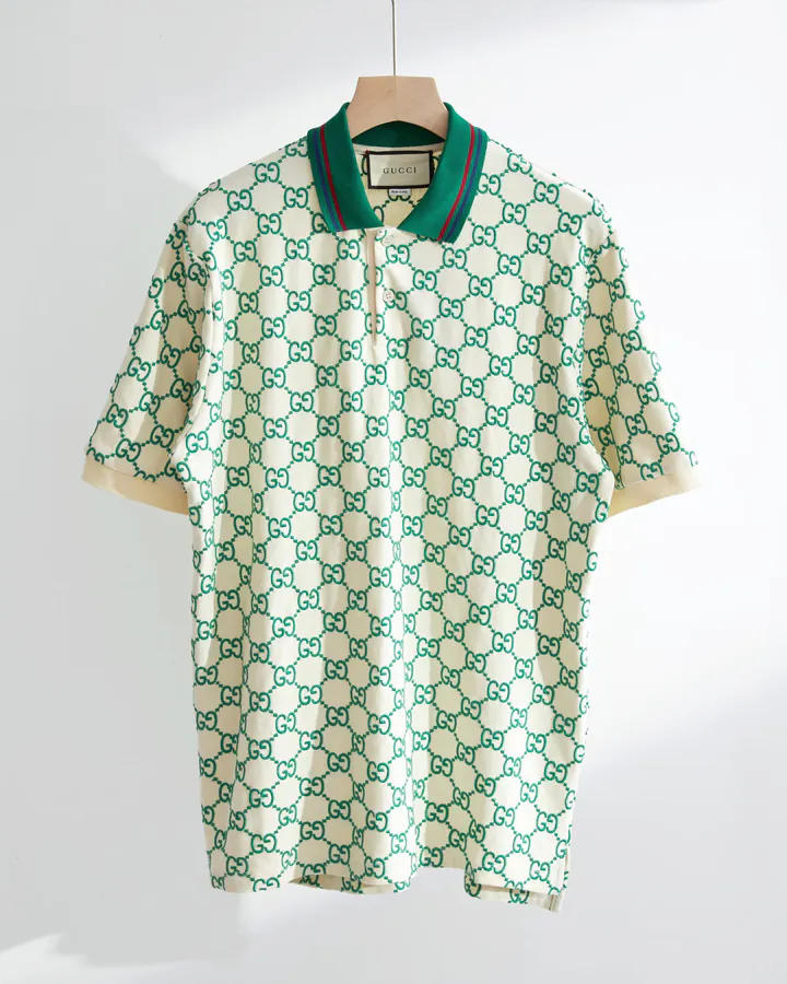 2022SS Exclusive Double G Logo Embroidered Short Sleeve