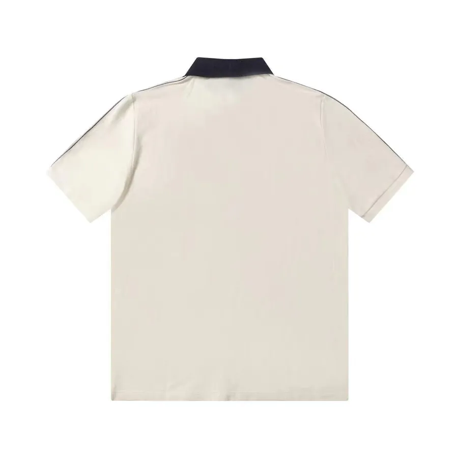 Gucc* 2024 New Arrival Green and Red Embroidered Polo Shirt